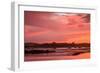 Sunset over the Annisquam Harbor, Annisquam, Cape Ann, Essex County, Massachusetts, USA-null-Framed Photographic Print