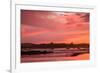 Sunset over the Annisquam Harbor, Annisquam, Cape Ann, Essex County, Massachusetts, USA-null-Framed Photographic Print