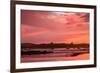 Sunset over the Annisquam Harbor, Annisquam, Cape Ann, Essex County, Massachusetts, USA-null-Framed Photographic Print