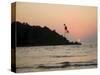 Sunset Over the Arabian Sea, Mobor, Goa, India-R H Productions-Stretched Canvas