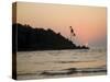 Sunset Over the Arabian Sea, Mobor, Goa, India-R H Productions-Stretched Canvas