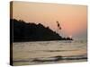 Sunset Over the Arabian Sea, Mobor, Goa, India-R H Productions-Stretched Canvas