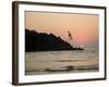 Sunset Over the Arabian Sea, Mobor, Goa, India-R H Productions-Framed Photographic Print