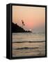 Sunset Over the Arabian Sea, Mobor, Goa, India-Robert Harding-Framed Stretched Canvas