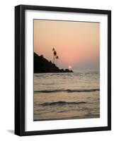 Sunset Over the Arabian Sea, Mobor, Goa, India-Robert Harding-Framed Photographic Print