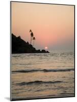 Sunset Over the Arabian Sea, Mobor, Goa, India-Robert Harding-Mounted Photographic Print