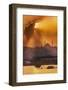 Sunset over the Bosphorus Strait.-Jon Hicks-Framed Photographic Print