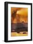 Sunset over the Bosphorus Strait.-Jon Hicks-Framed Photographic Print