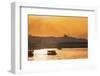 Sunset over the Bosphorus Strait.-Jon Hicks-Framed Photographic Print