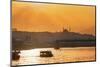 Sunset over the Bosphorus Strait.-Jon Hicks-Mounted Photographic Print