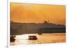 Sunset over the Bosphorus Strait.-Jon Hicks-Framed Photographic Print