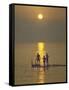 Sunset over the Calm Waters in Menemsha Bay, Martha's Vineyard-Alfred Eisenstaedt-Framed Stretched Canvas