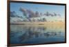 Sunset over the calm waters of Tikehau, Tuamotus, French Polynesia, Pacific-Michael Runkel-Framed Photographic Print