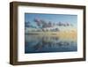 Sunset over the calm waters of Tikehau, Tuamotus, French Polynesia, Pacific-Michael Runkel-Framed Photographic Print