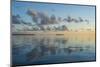 Sunset over the calm waters of Tikehau, Tuamotus, French Polynesia, Pacific-Michael Runkel-Mounted Photographic Print