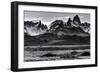 Sunset over the Cerro Torre Mount Fitzroy Spires in Los Glacieres National Park, Argentina-Jay Goodrich-Framed Photographic Print