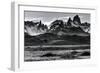 Sunset over the Cerro Torre Mount Fitzroy Spires in Los Glacieres National Park, Argentina-Jay Goodrich-Framed Photographic Print