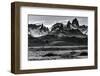 Sunset over the Cerro Torre Mount Fitzroy Spires in Los Glacieres National Park, Argentina-Jay Goodrich-Framed Photographic Print