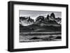 Sunset over the Cerro Torre Mount Fitzroy Spires in Los Glacieres National Park, Argentina-Jay Goodrich-Framed Photographic Print