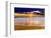 Sunset over the Channel Islands from San Buenaventura State Beach, Ventura, California, USA-Russ Bishop-Framed Photographic Print