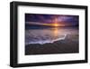 Sunset over the Channel Islands from Ventura State Beach, Ventura, California, Usa-Russ Bishop-Framed Photographic Print