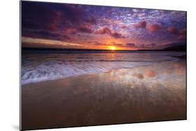 Sunset over the Channel Islands from Ventura State Beach, Ventura, California, USA-Russ Bishop-Mounted Photographic Print