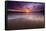 Sunset over the Channel Islands from Ventura State Beach, Ventura, California, USA-Russ Bishop-Framed Stretched Canvas