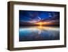 Sunset over the Channel Islands, Ventura, California, USA-Russ Bishop-Framed Photographic Print