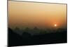 Sunset over the City of Guilin, China, December 1982-Bill Tingey-Mounted Premium Photographic Print