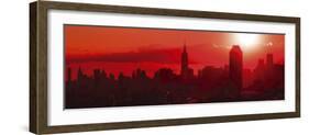 Sunset Over the City-Jakob Dahlin-Framed Giclee Print