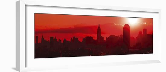 Sunset Over the City-Jakob Dahlin-Framed Giclee Print