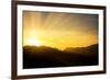 Sunset over the Connemara Mountains-Philippe Sainte-Laudy-Framed Photographic Print