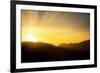 Sunset over the Connemara Mountains-Philippe Sainte-Laudy-Framed Photographic Print