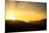 Sunset over the Connemara Mountains-Philippe Sainte-Laudy-Mounted Photographic Print