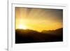 Sunset over the Connemara Mountains-Philippe Sainte-Laudy-Framed Photographic Print