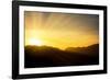 Sunset over the Connemara Mountains-Philippe Sainte-Laudy-Framed Photographic Print