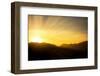 Sunset over the Connemara Mountains-Philippe Sainte-Laudy-Framed Photographic Print