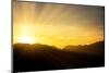 Sunset over the Connemara Mountains-Philippe Sainte-Laudy-Mounted Photographic Print