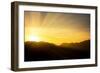 Sunset over the Connemara Mountains-Philippe Sainte-Laudy-Framed Photographic Print