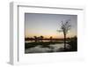 Sunset over the Delta, Khwai Conservation Area, Botswana, Africa-Sergio Pitamitz-Framed Photographic Print