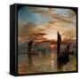 Sunset over the Forth, 1871-Samuel Bough-Framed Stretched Canvas