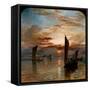 Sunset over the Forth, 1871-Samuel Bough-Framed Stretched Canvas