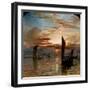 Sunset over the Forth, 1871-Samuel Bough-Framed Giclee Print