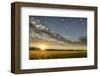 Sunset Over the Golden Meadow-Don Schwartz-Framed Art Print