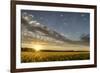 Sunset Over the Golden Meadow-Don Schwartz-Framed Art Print