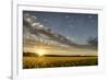 Sunset Over the Golden Meadow-Don Schwartz-Framed Art Print