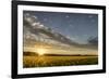 Sunset Over the Golden Meadow-Don Schwartz-Framed Art Print