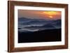 Sunset over the Great Smoky Mountains National Park, Tennessee, USA-Jerry Ginsberg-Framed Photographic Print