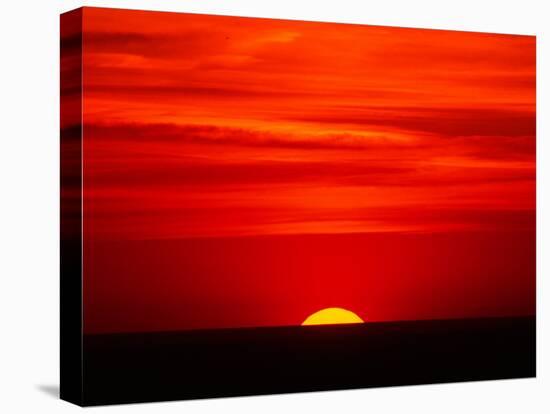 Sunset Over the Gulf of Mexico, Florida, USA-Charles Sleicher-Stretched Canvas