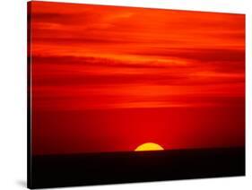 Sunset Over the Gulf of Mexico, Florida, USA-Charles Sleicher-Stretched Canvas